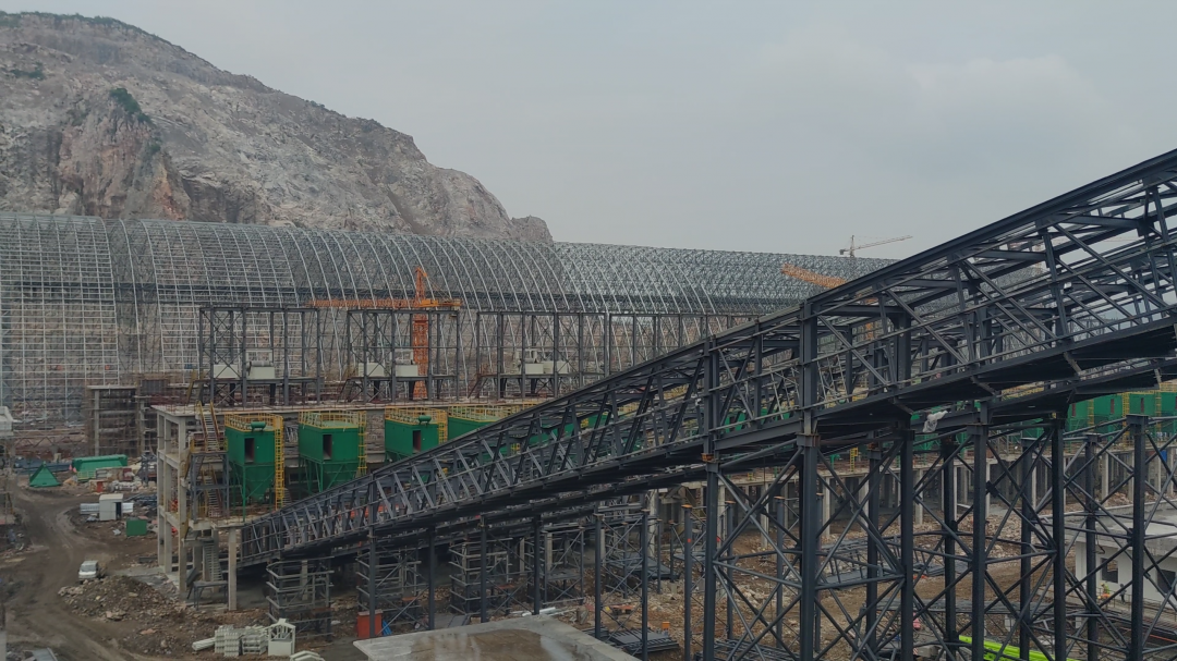 黃石華新綠色建材產(chǎn)業(yè)有限公司(圖4) 華新(陽新)億噸機制砂石項目