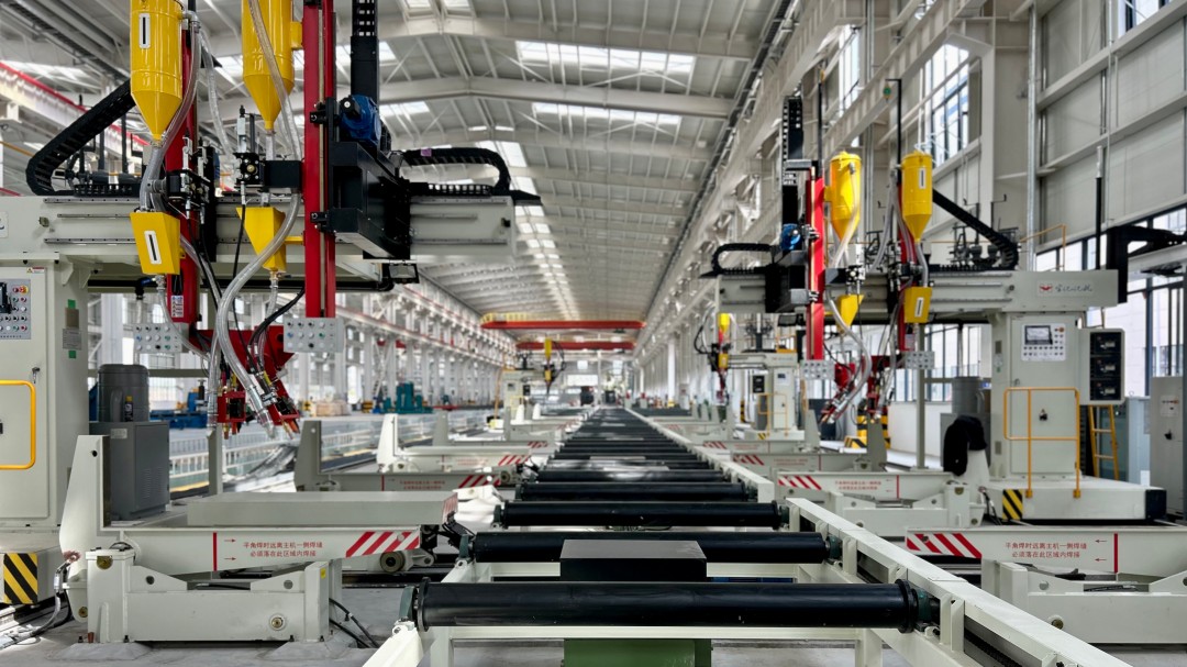 鋼結構自動化生產(chǎn)線